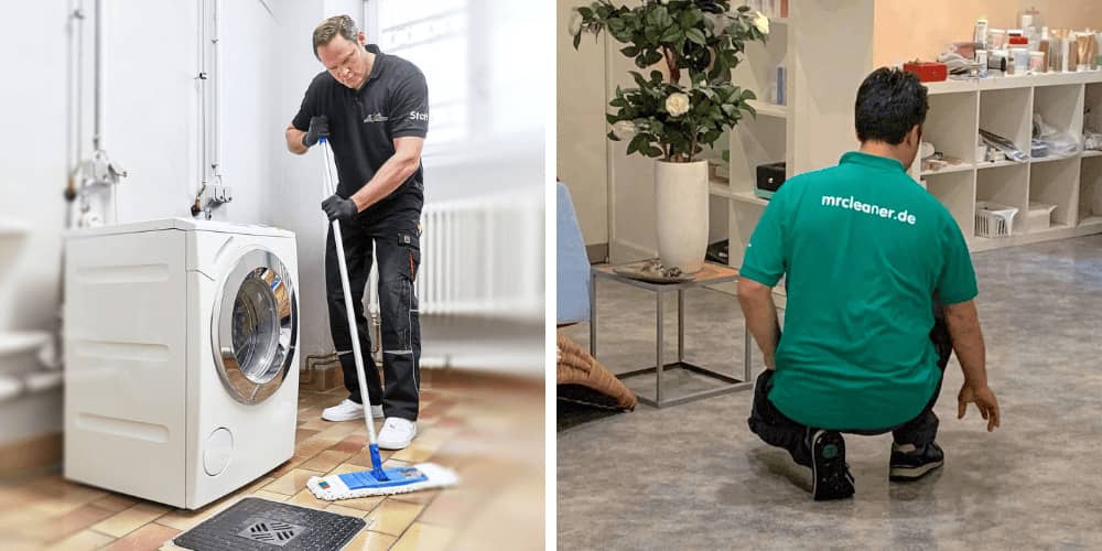 Deployment of our team in the cleaning process in Grefrath