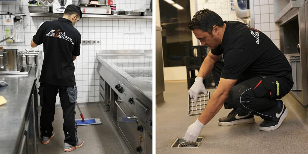 Hygienische Gastronomiereinigung nach HCCAP durch unser Team in Grefrath