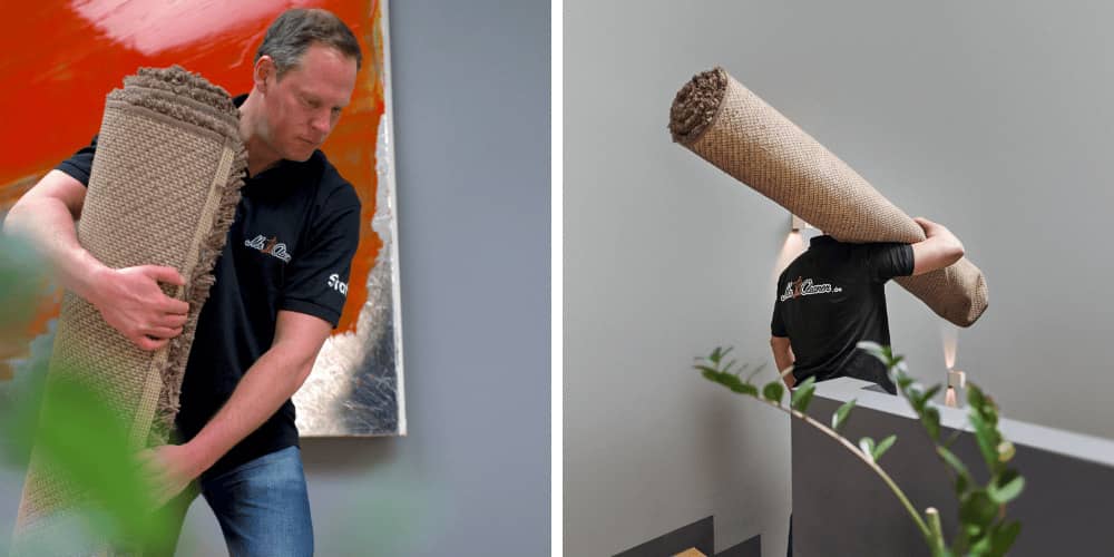 Einsatz unseres Teams bei der Teppichreinigung in Grefrath