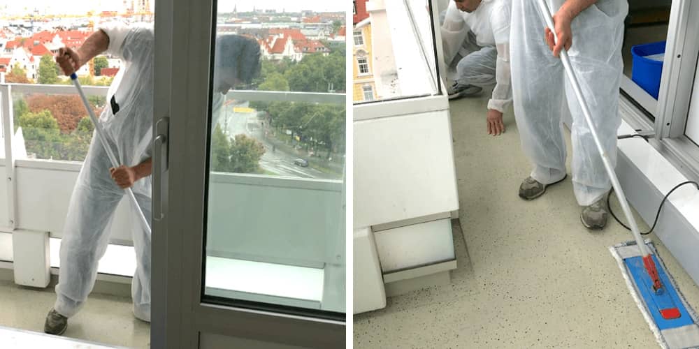 Entfernung von Taubenkot durch unsere Profis vor Ort in Grefrath
