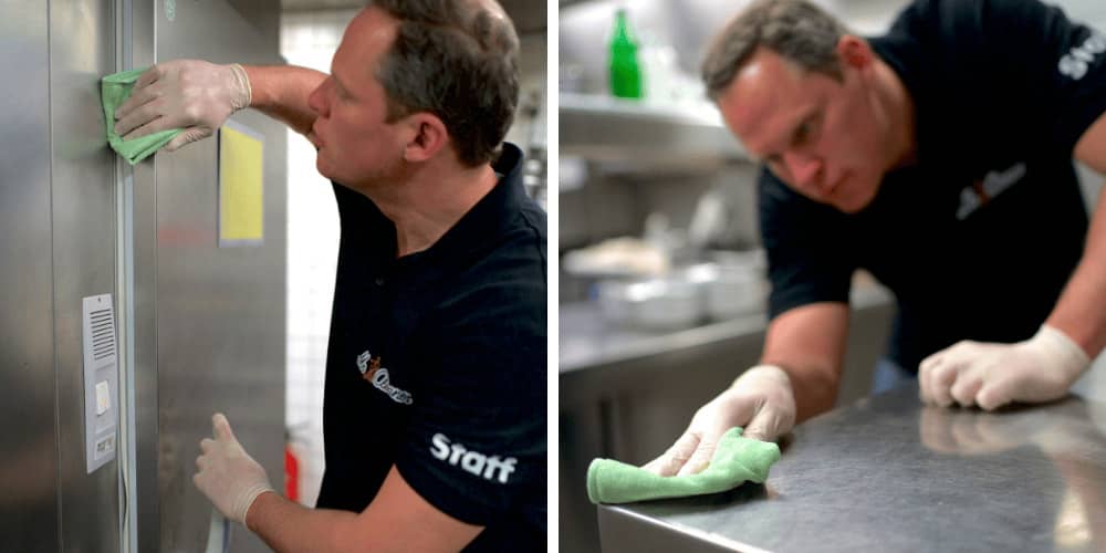 Hygienische Gastronomiereinigung nach HCCAP durch unser Team in Grefrath