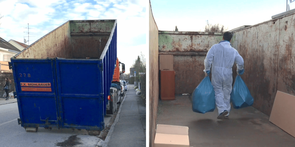Diskreter Einsatz unserer Reinigungsprofis bei einer Messie-Wohnung in Grefrath