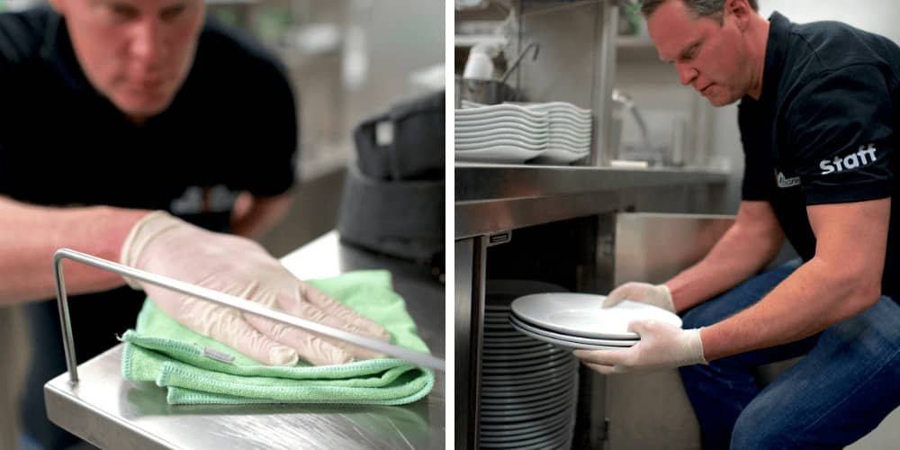 Hygienische Gastronomiereinigung nach HCCAP durch unser Team in Grefrath